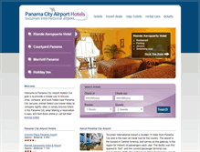 Tablet Screenshot of panamacityairporthotels.com